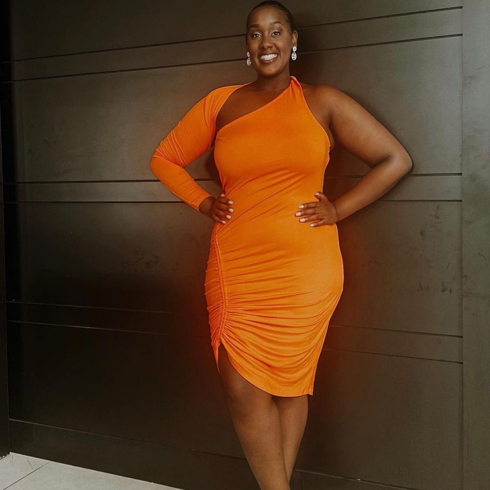 Orange dress